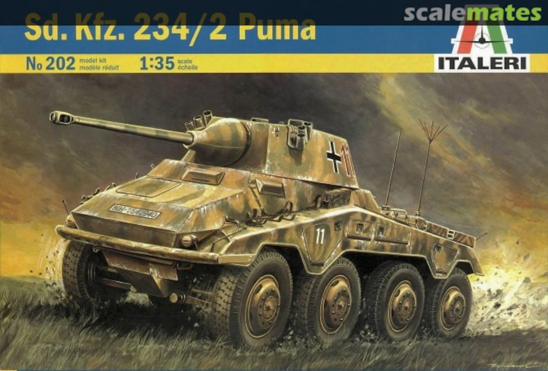 Boxart Sd.Kfz. 234/2 Puma 202 Italeri