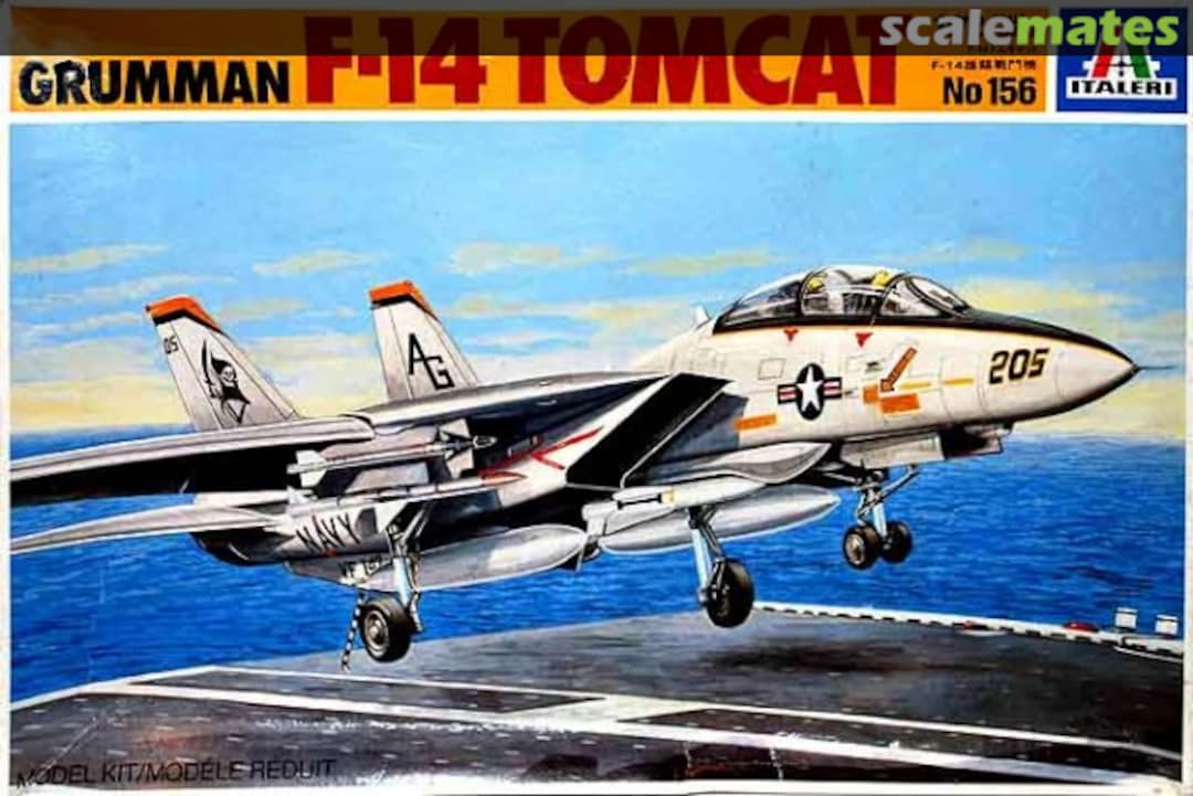 Boxart Grumman F-14 Tomcat 156 Italeri