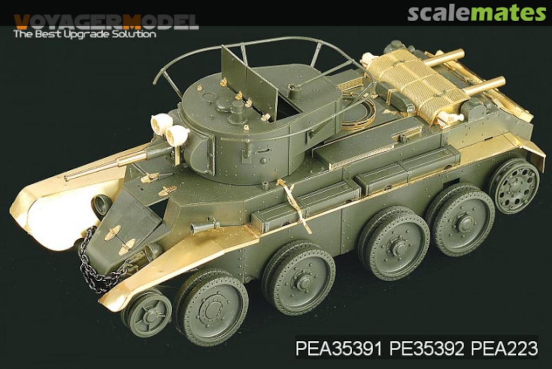 Boxart Russian BT-7 model 1935 fenders PE35392 Voyager Model