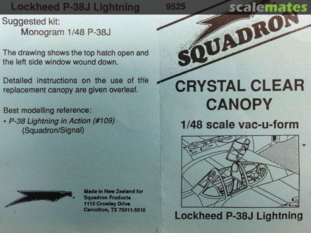 Boxart Crystal Clear Canopy 9525 Squadron