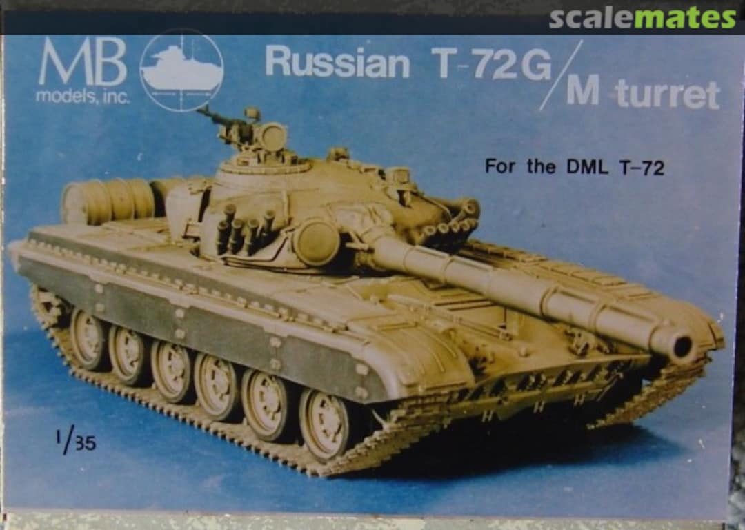 Boxart Russian T-72G/M corrected turret 1080 MB Models