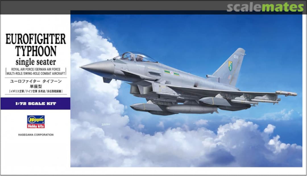 Boxart Eurofighter Typhoon single seater 01570 Hasegawa