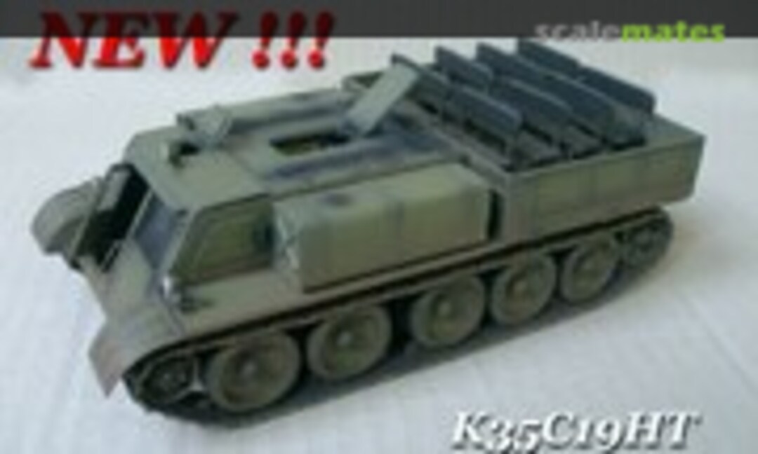 1:35 AT-42 Prime Mover - complete resin Soviet WW2 Red Army towing vehicle on T-34 chassis (Katana K35C19HT)