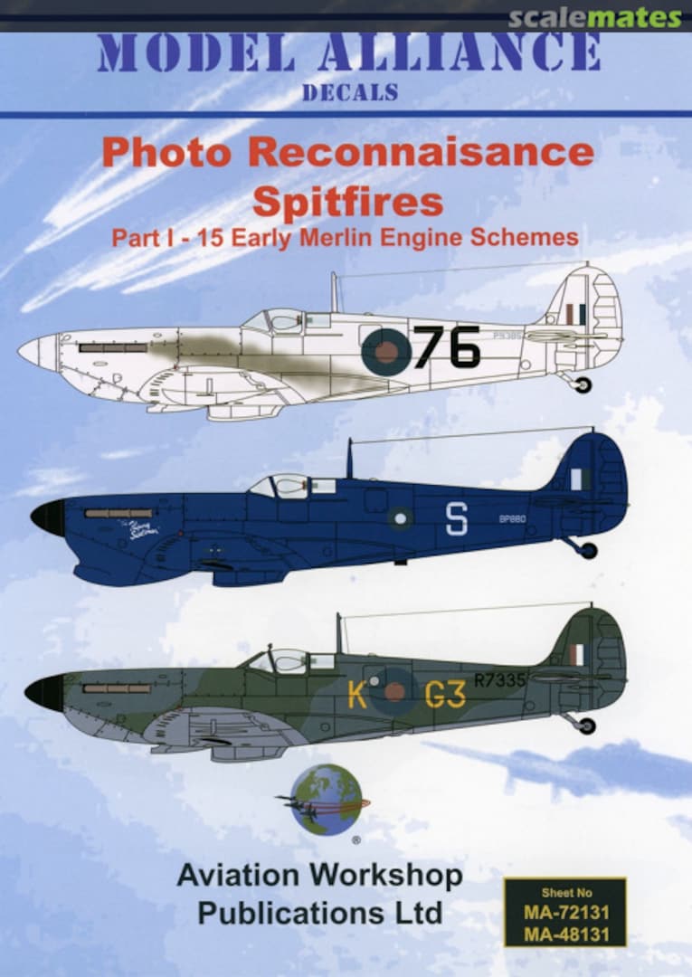 Boxart Photo Reconnaissance Spitfires MA-48131 Model Alliance