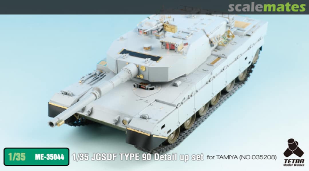 Boxart Type 90 TANK detail up set ME-35044 Tetra Model Works