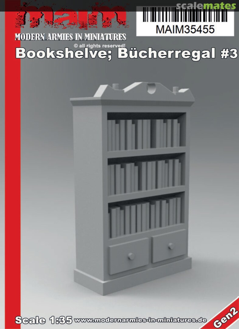 Boxart Bookshelf #3 MAIM35455 MAiM