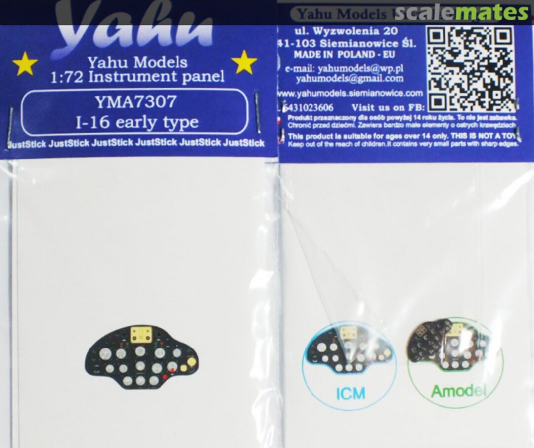 Boxart I-16 Early YMA7307 Yahu Models