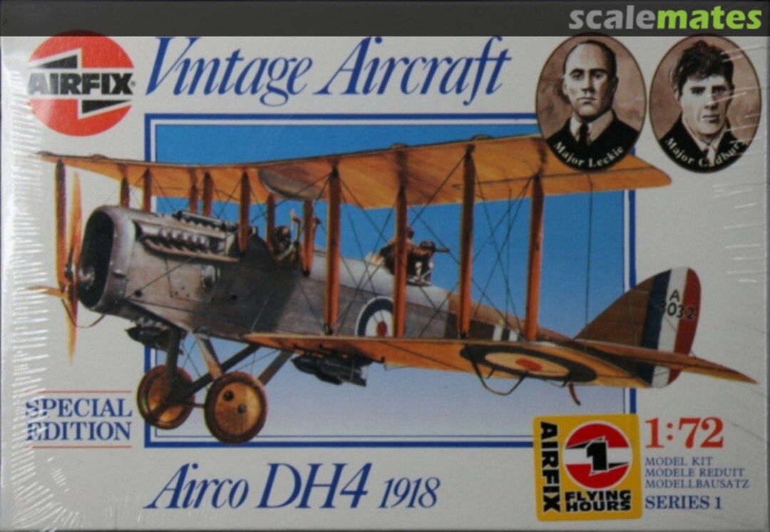 Boxart Airco DH4 1918 01079 Airfix