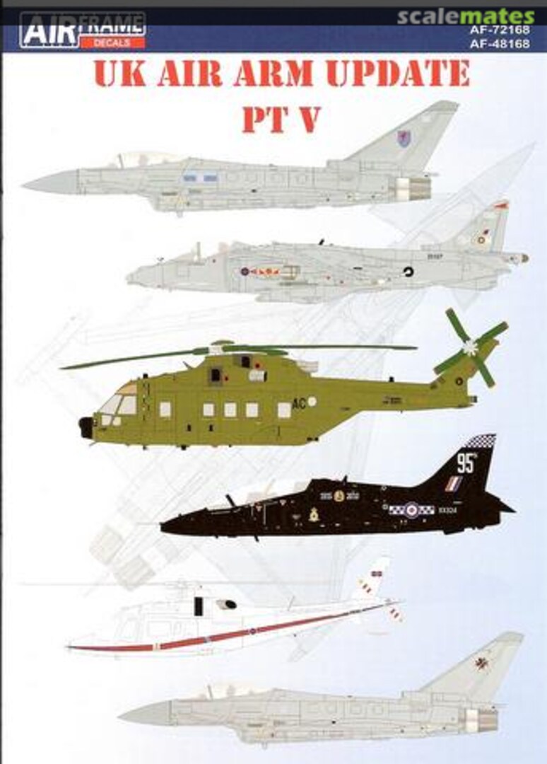 Boxart UK Air Arm Update AF-72168 AIRFRAME Decals