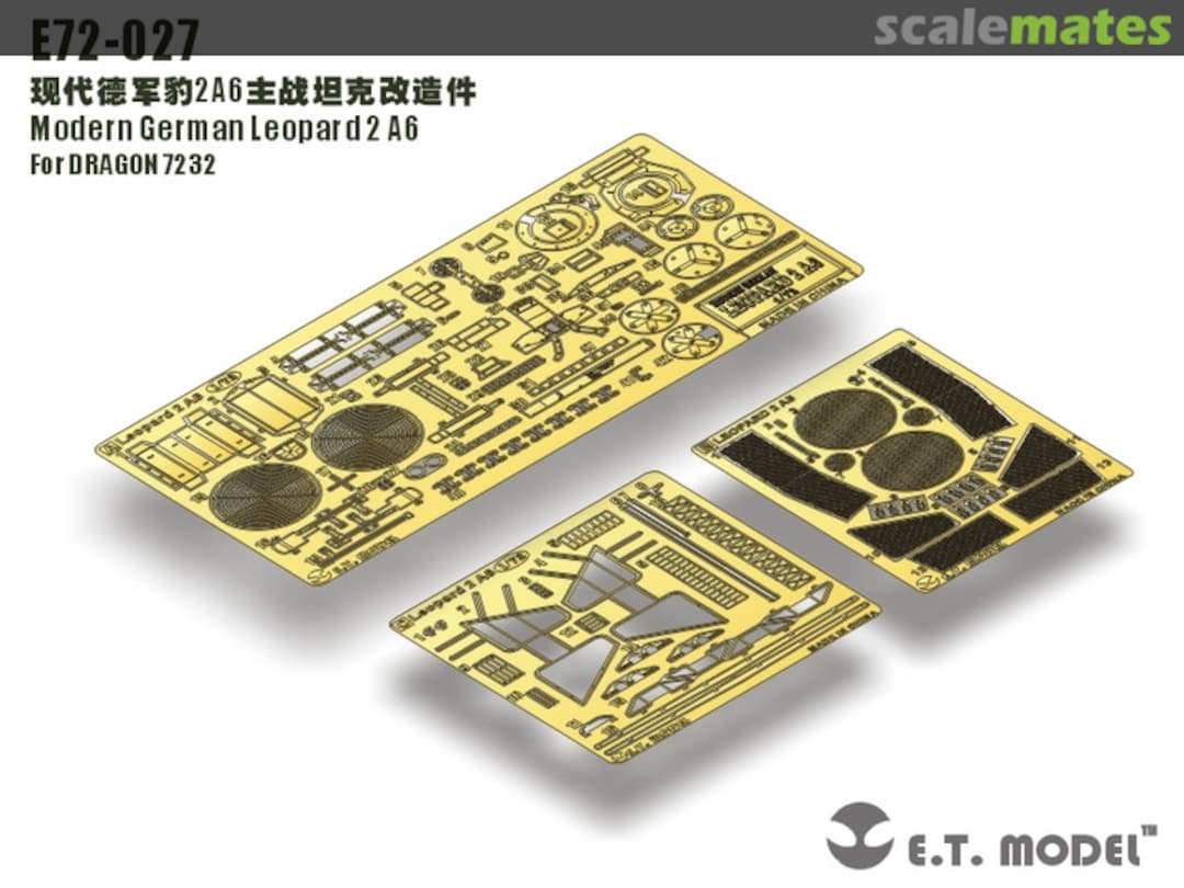 Boxart Leopard 2 A6 E72-027 E.T. Model