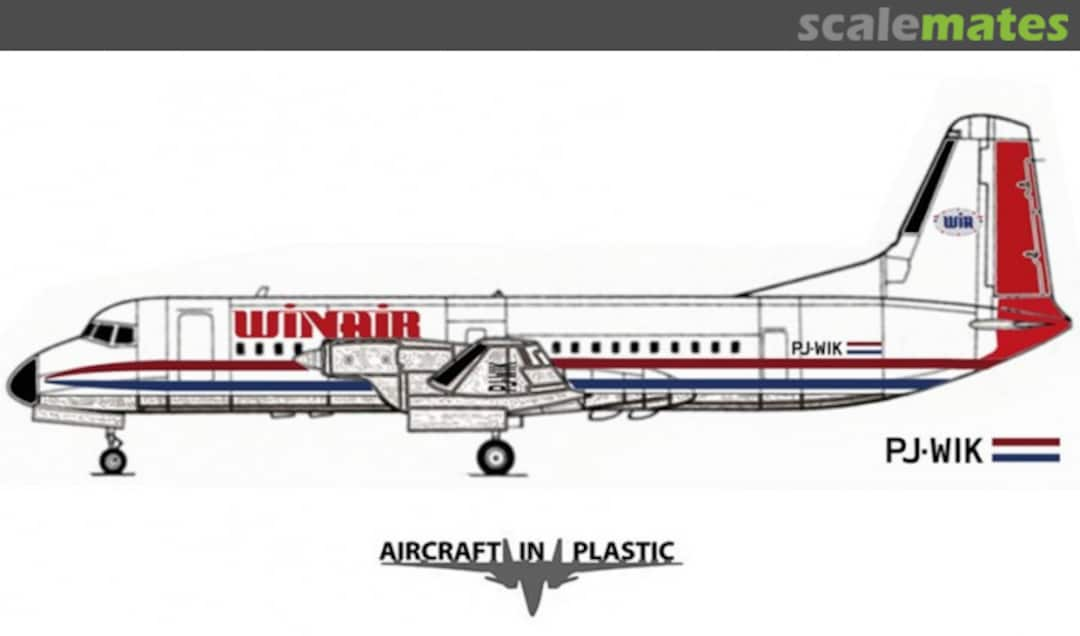 Boxart NAMC YS-11 Winair AIPD-124 Aircraft in Plastic