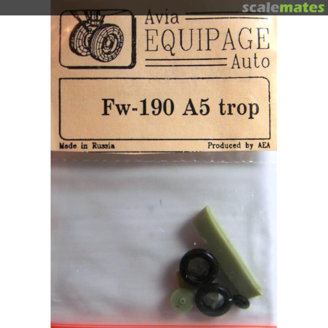 Boxart Focke-Wulf FW-190A5 (trop) wheel set 72026 Avia Equipage Auto