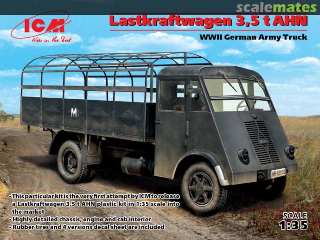 Boxart Lastkraftwagen 3,5 t AHN 35416 ICM