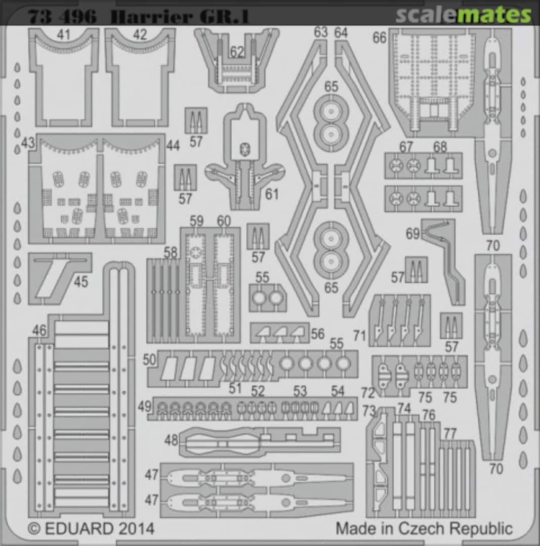 Boxart Harrier GR.1 73496 Eduard