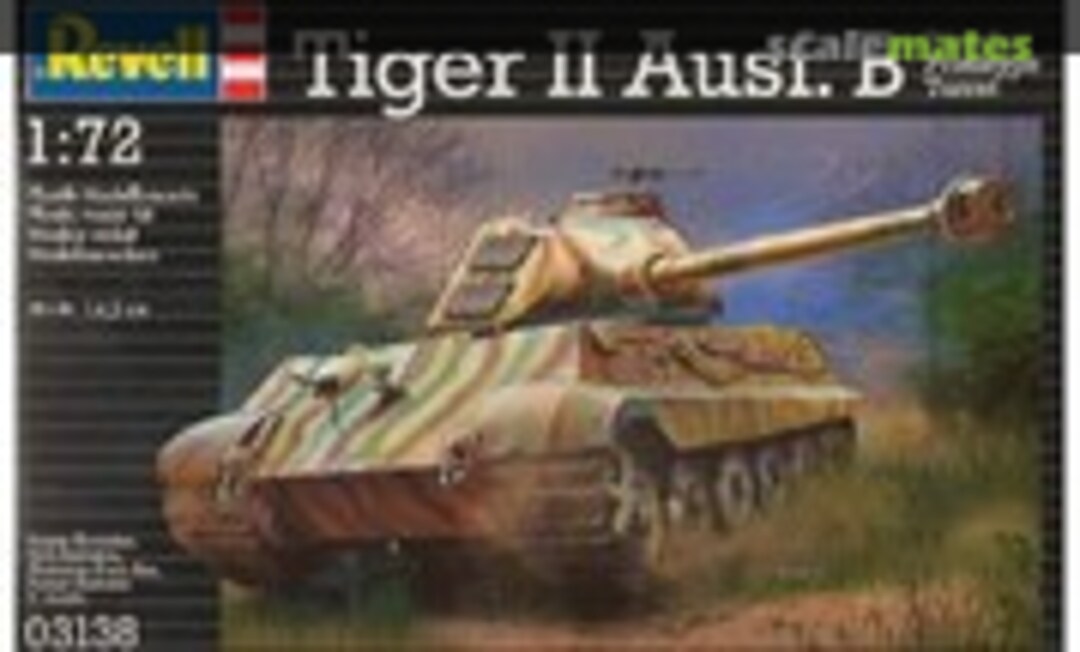 1:72 Tiger II Ausf. B Porsche Prototype Turret (Revell 03138)