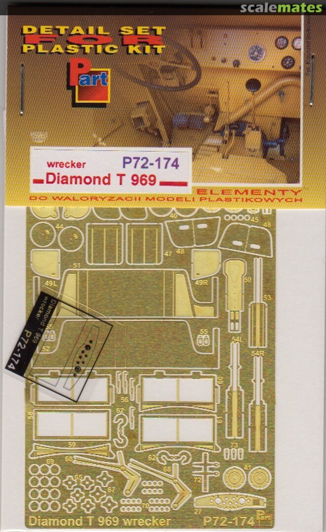 Boxart Diamond T 969 Wrecker IBG P72-174 Part