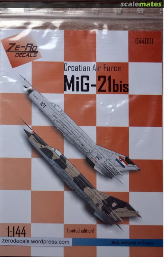 Boxart MiG-21bis 044001 Ze-Ro Decals