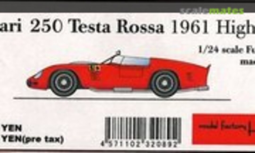 1:24 Ferrari 250 Testa Rossa (Model Factory Hiro K-089)