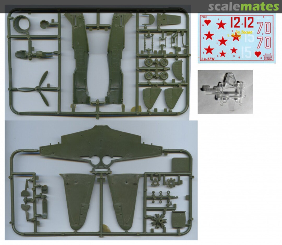 Contents La-5FN Soviet Fighter 7203 Zvezda