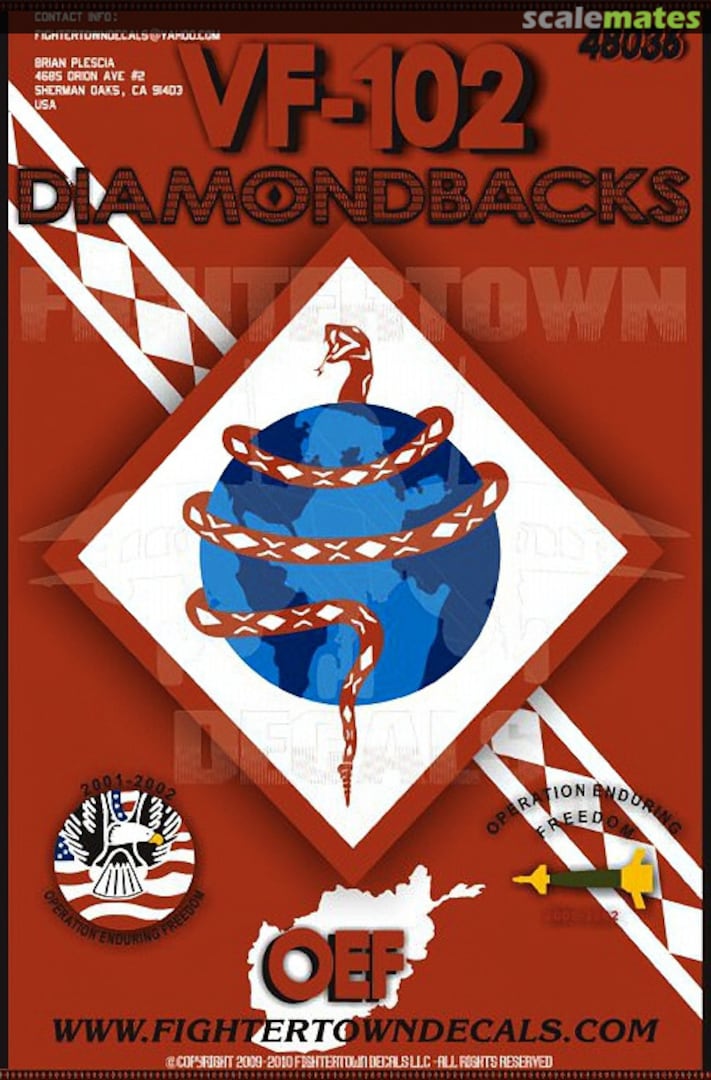 Boxart VF-102 Diamondbacks 48036 Fightertown Decals