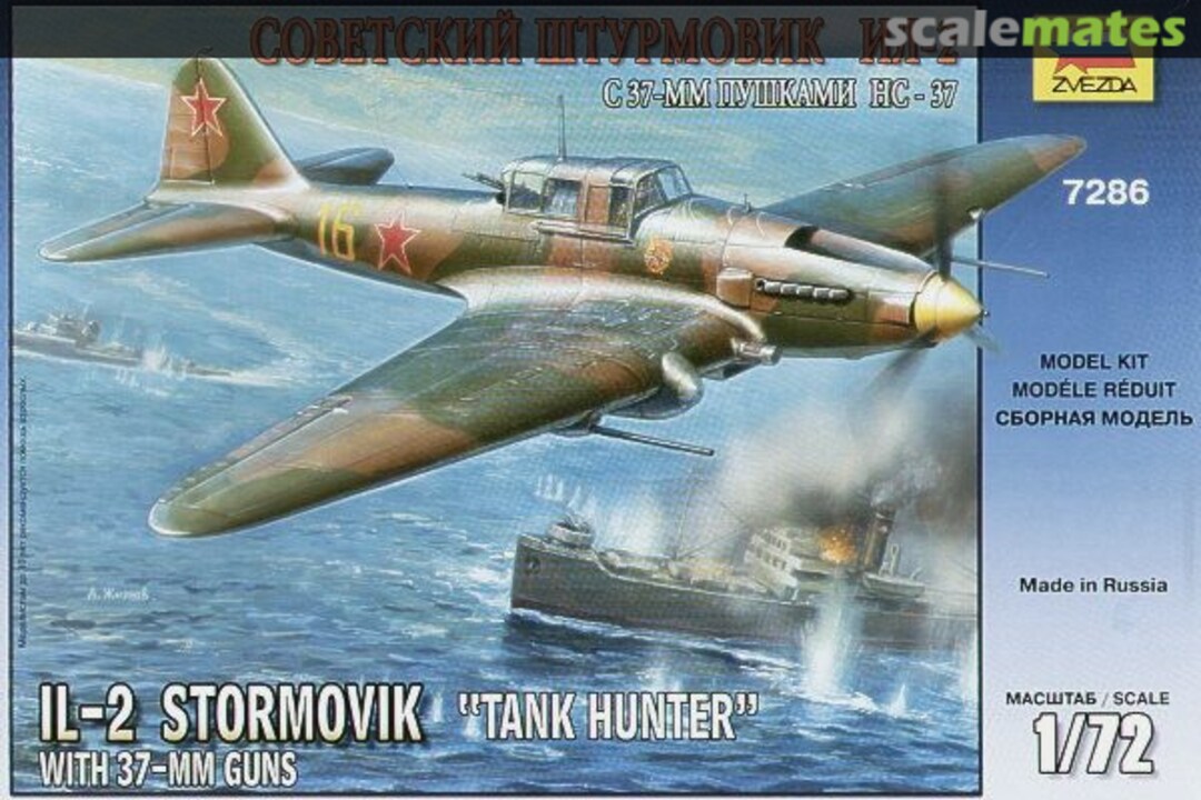 Boxart IL-2 Stormovik "Tank Hunter" 7286 Zvezda