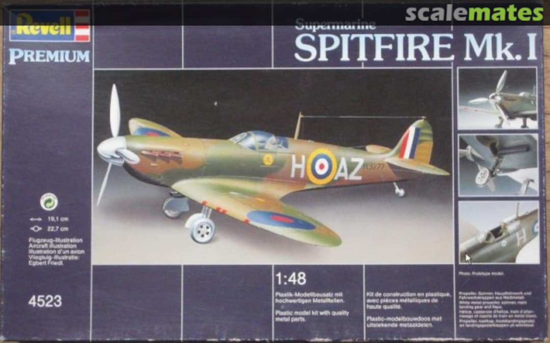 Boxart Supermarine Spitfire Mk.I 4523 Revell