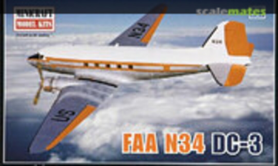 1:144 FAA N34 DC-3 (Minicraft Model Kits 14583)