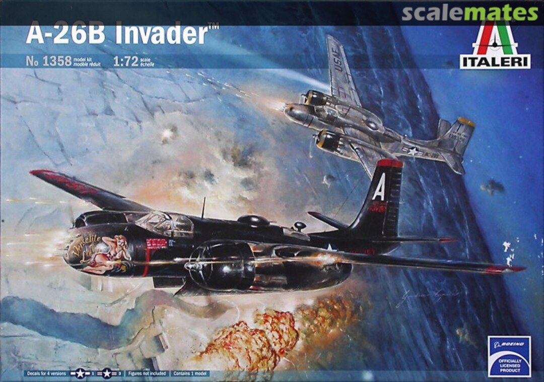 Boxart A-26B Invader 1358 Italeri