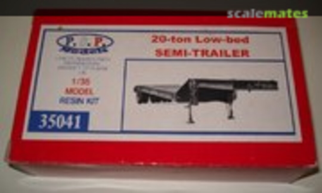 1:35 20-ton Low-bed Semi-Trailer (P.S.P. 35041)