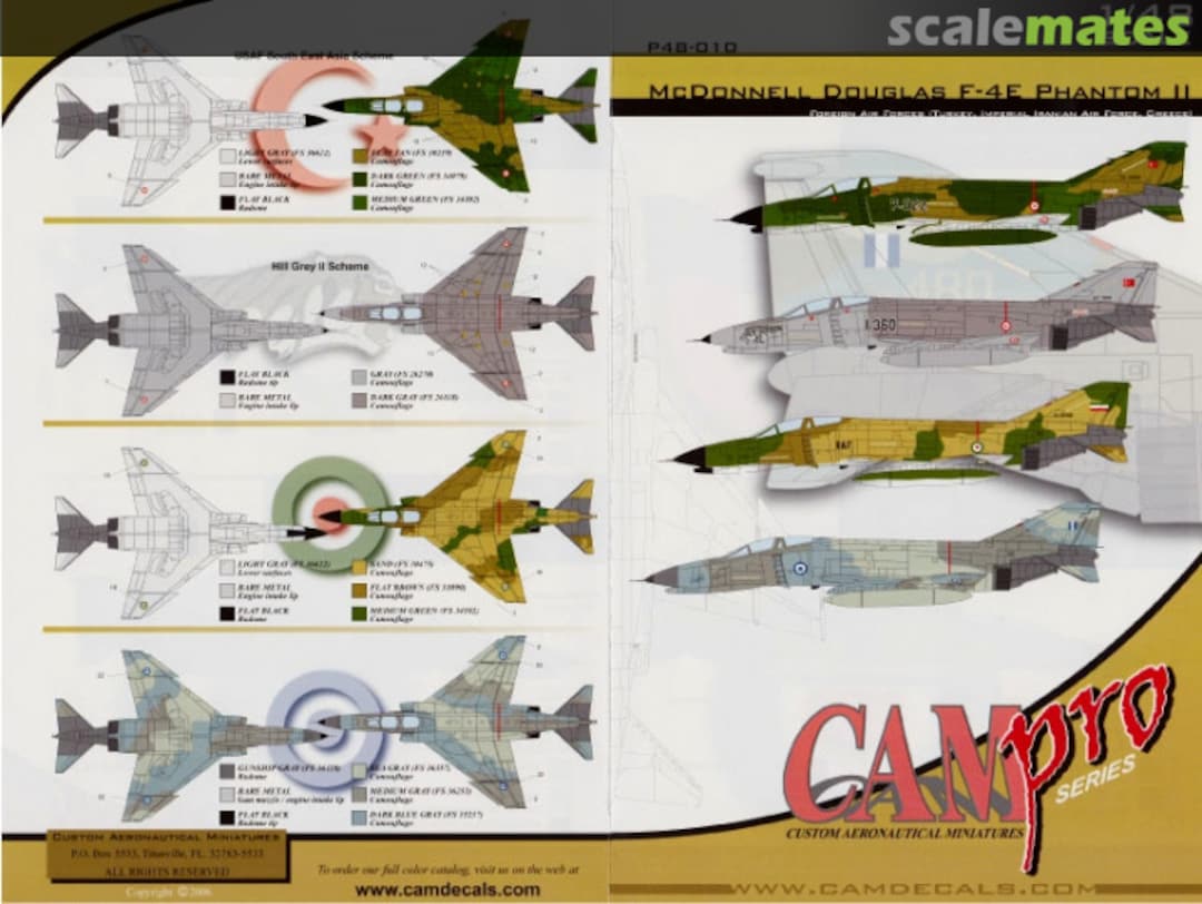 Boxart F-4E Phantom II P48-010 CAM