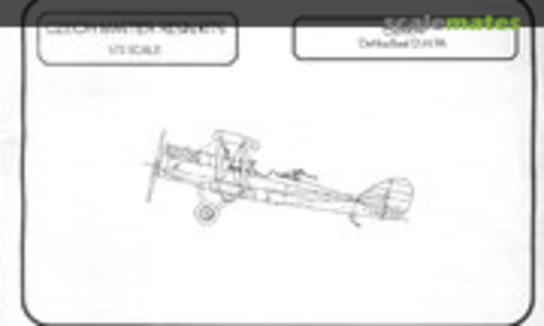 1:72 De Havilland D.H.9A (CMR CMR1014)