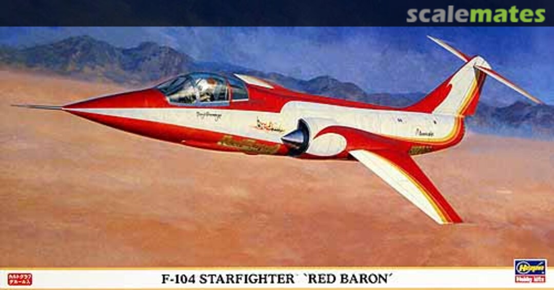 Boxart F-104 Starfighter 'Red Baron' 09749 Hasegawa