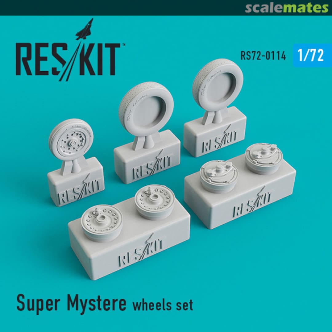 Boxart Super Mystere - wheels set RS72-0114 ResKit