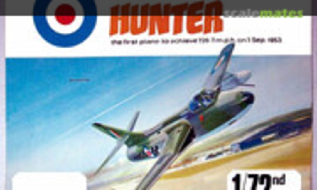 1:72 Hawker Hunter (FROG W34)