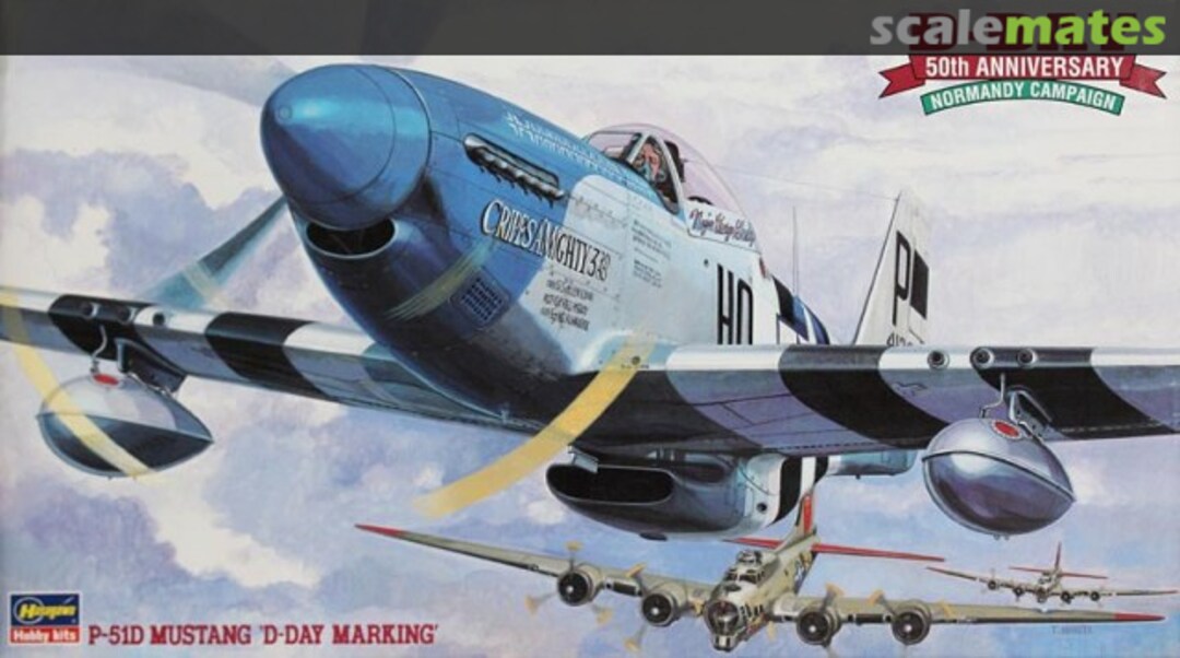 Boxart P-51D Mustang `D-Day Marking´ 09162 Hasegawa