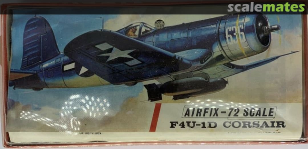 Boxart F4U-1D Corsair 115 Plasty/Airfix