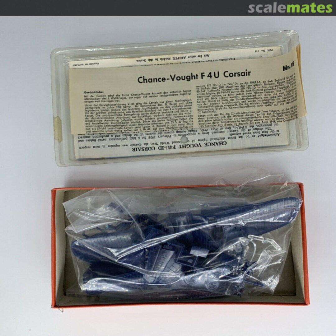 Contents F4U-1D Corsair 115 Plasty/Airfix