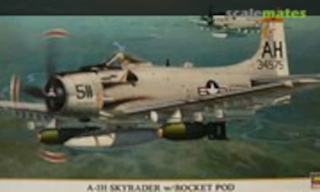 1:72 A-1H Skyraider w/Rocket Pod (Hasegawa 00073)