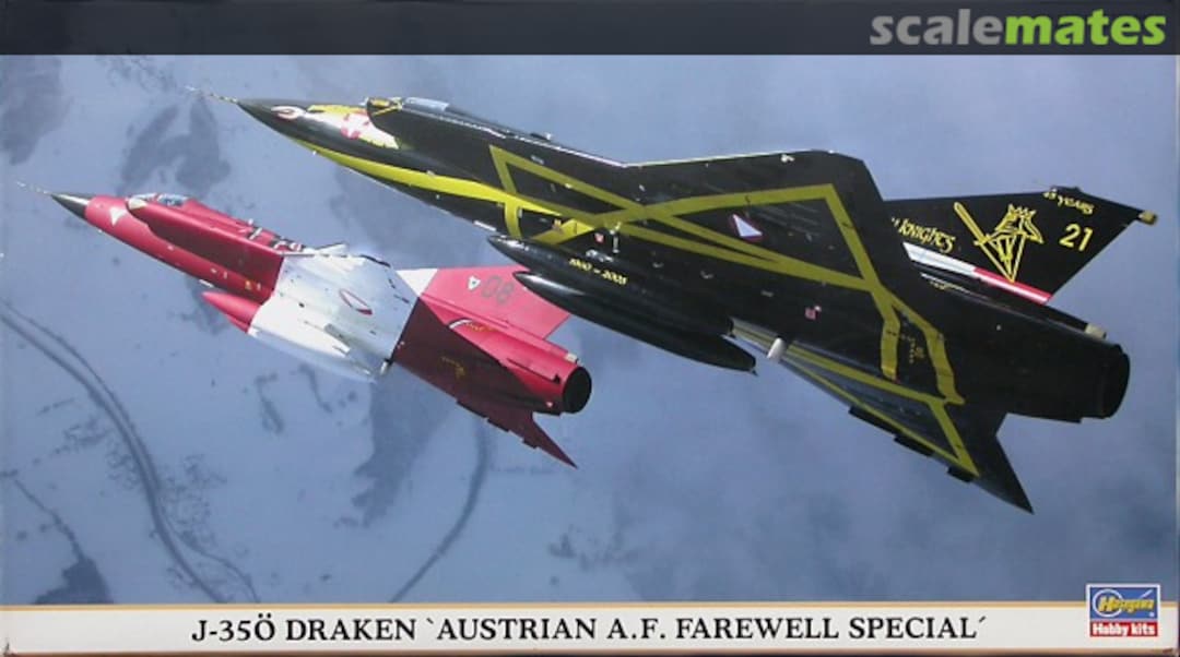 Boxart J-35Ö Draken `Austrian A.F. Farewell Special´ 00386 Hasegawa