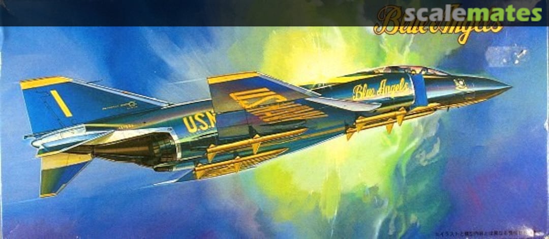 Boxart F-4J Phantom II Blue Angels 72205 Fujimi