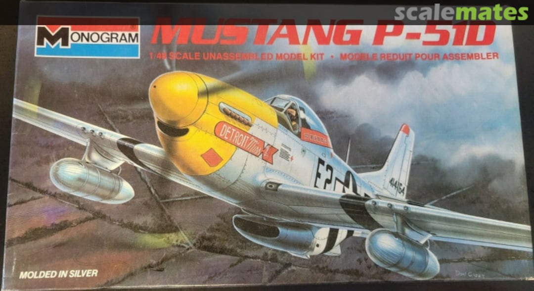 Boxart Mustang P-51D 5207 Monogram