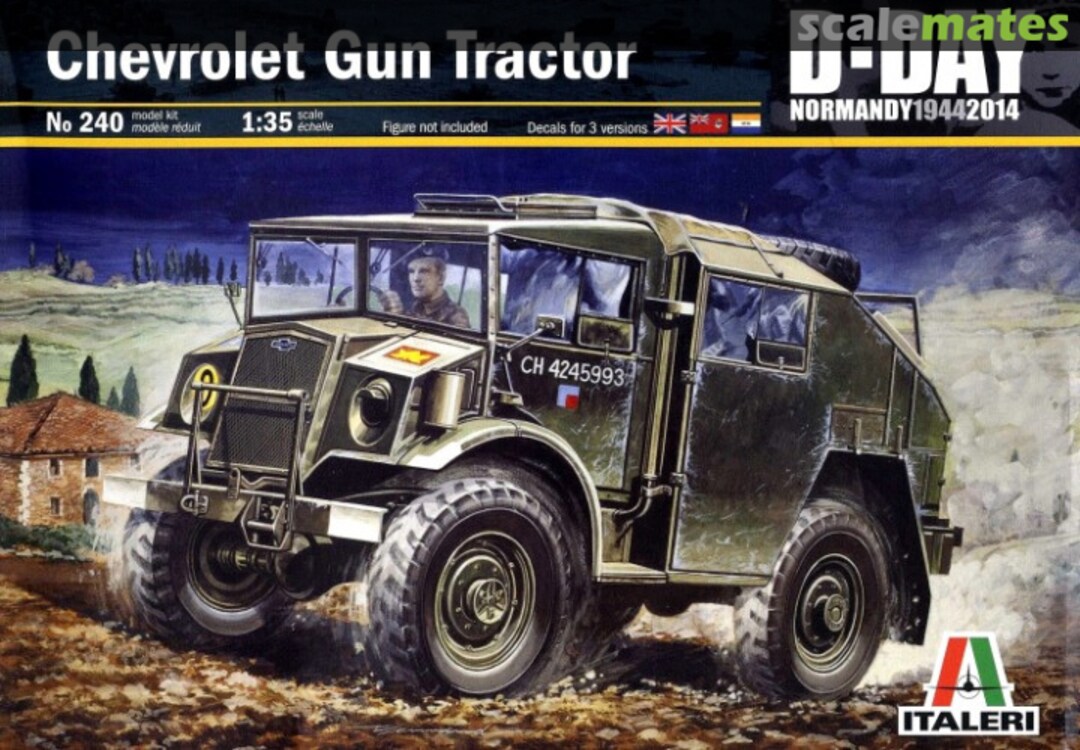 Boxart CHEVROLET GUN TRACTOR 240 Italeri