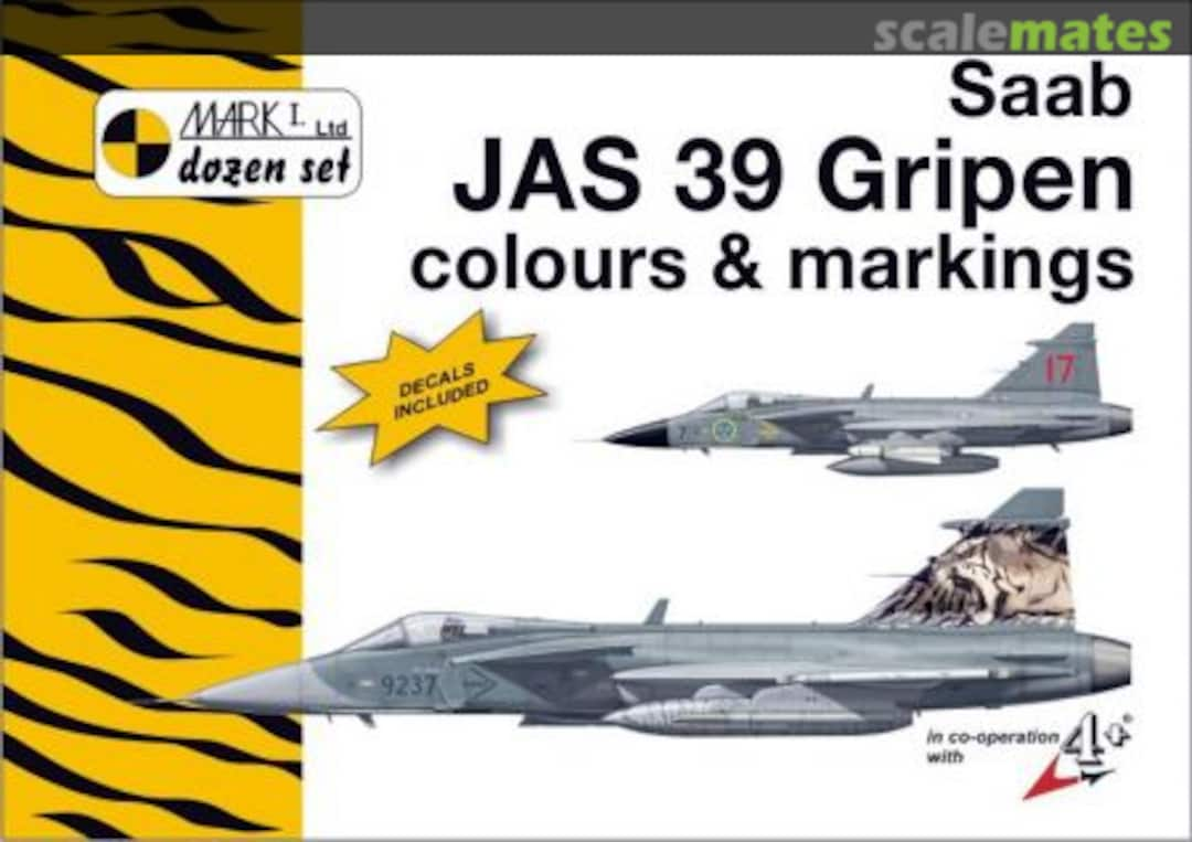 Boxart Saab JAS 39 Gripen Colours & Markings 48012 Mark I