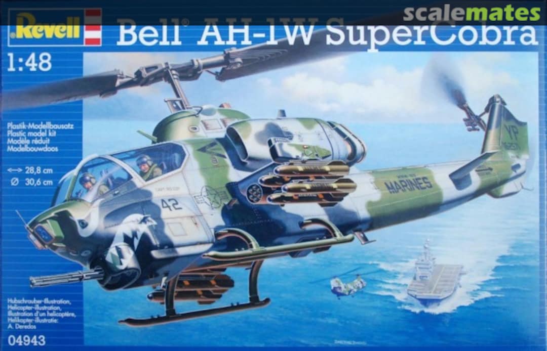 Boxart Bell AH-1W SuperCobra 04943 Revell