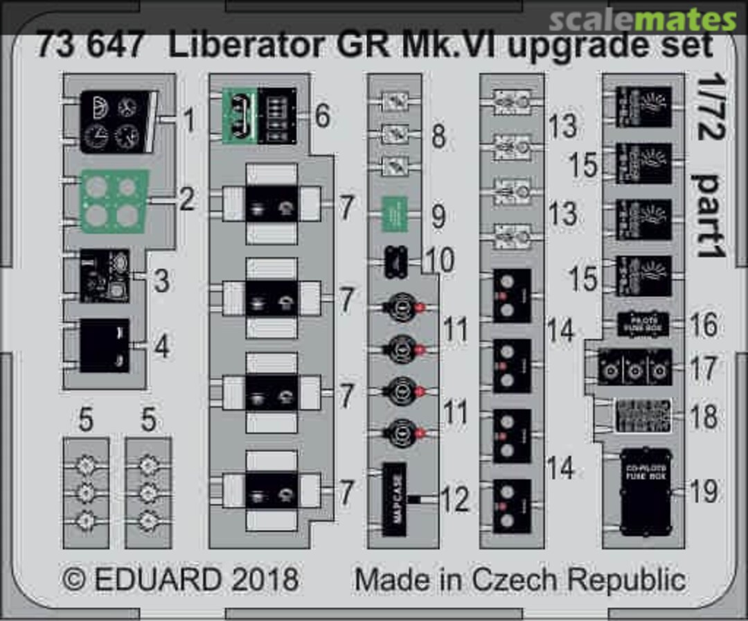 Boxart Liberator GR Mk.VI upgrade set 73647 Eduard