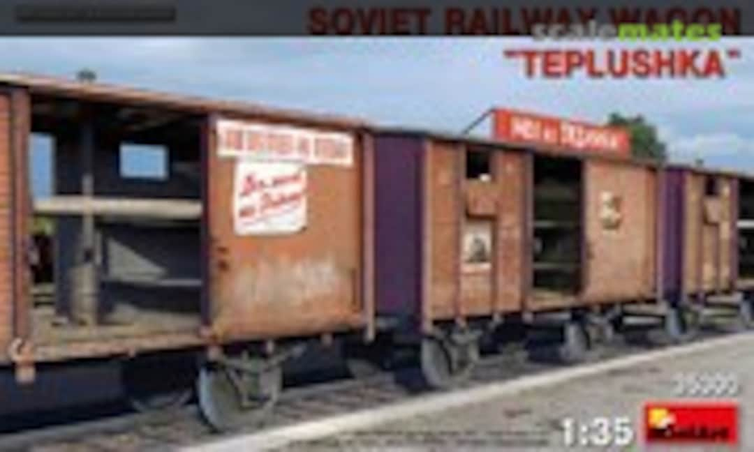 1:35 Railway Wagon &quot;Teplushka&quot; (MiniArt 35300)