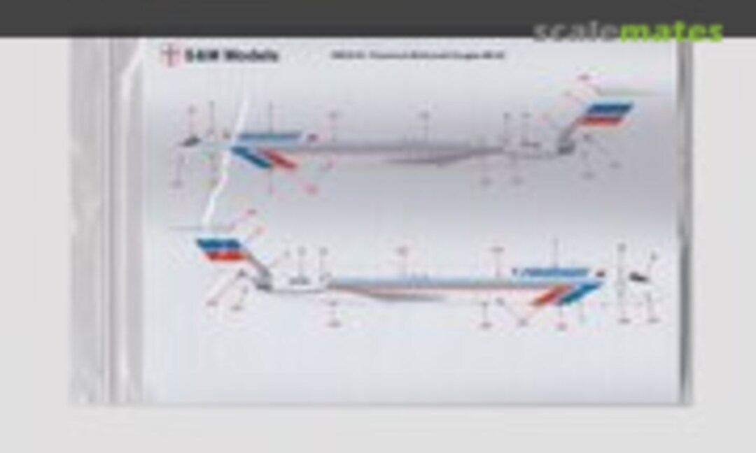 1:144 Paramount McDonnell Douglas MD-83 (S&amp;M Models SMK44-62)