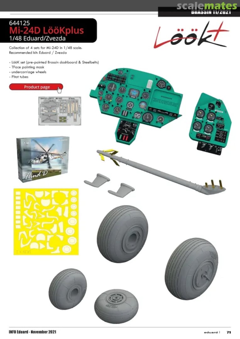 Boxart Mi-24D Eduard/Zvezda 644125 Eduard