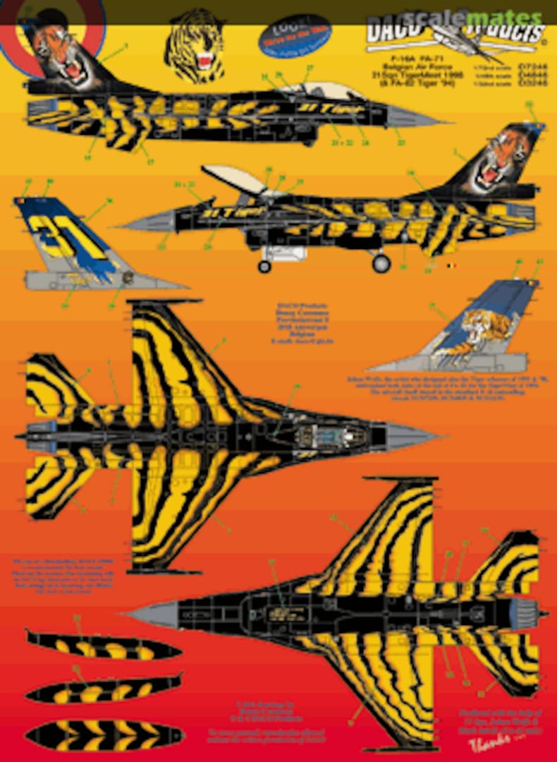 Boxart F-16A DCD7246 Daco Products