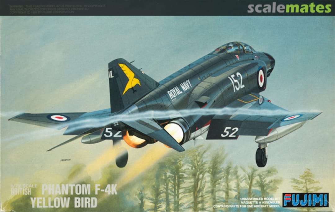 Boxart British Phantom F-4K Yellow Bird 27019 Fujimi